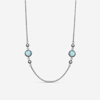 KONSTANTINO – “Gen K 2” Sterling Silver, Aquamarine Triplet Necklace (AT: 8 mm) – KOKJ501-131-655-20 2U

Chain Length: 20.0 in. - THE SOLIST