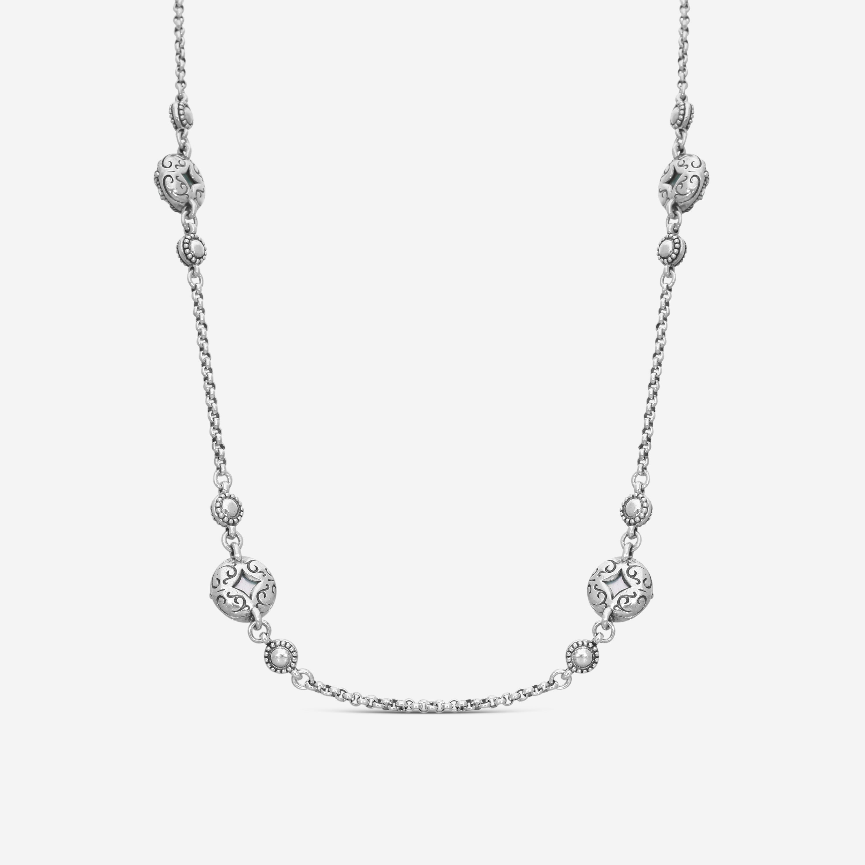 KONSTANTINO – “Gen K 2” Sterling Silver, Blue Spinel Doublet Necklace (SPN: 8 mm) – KOKJ503-131-650-22 4U

Chain Length: 22.0 in. - THE SOLIST