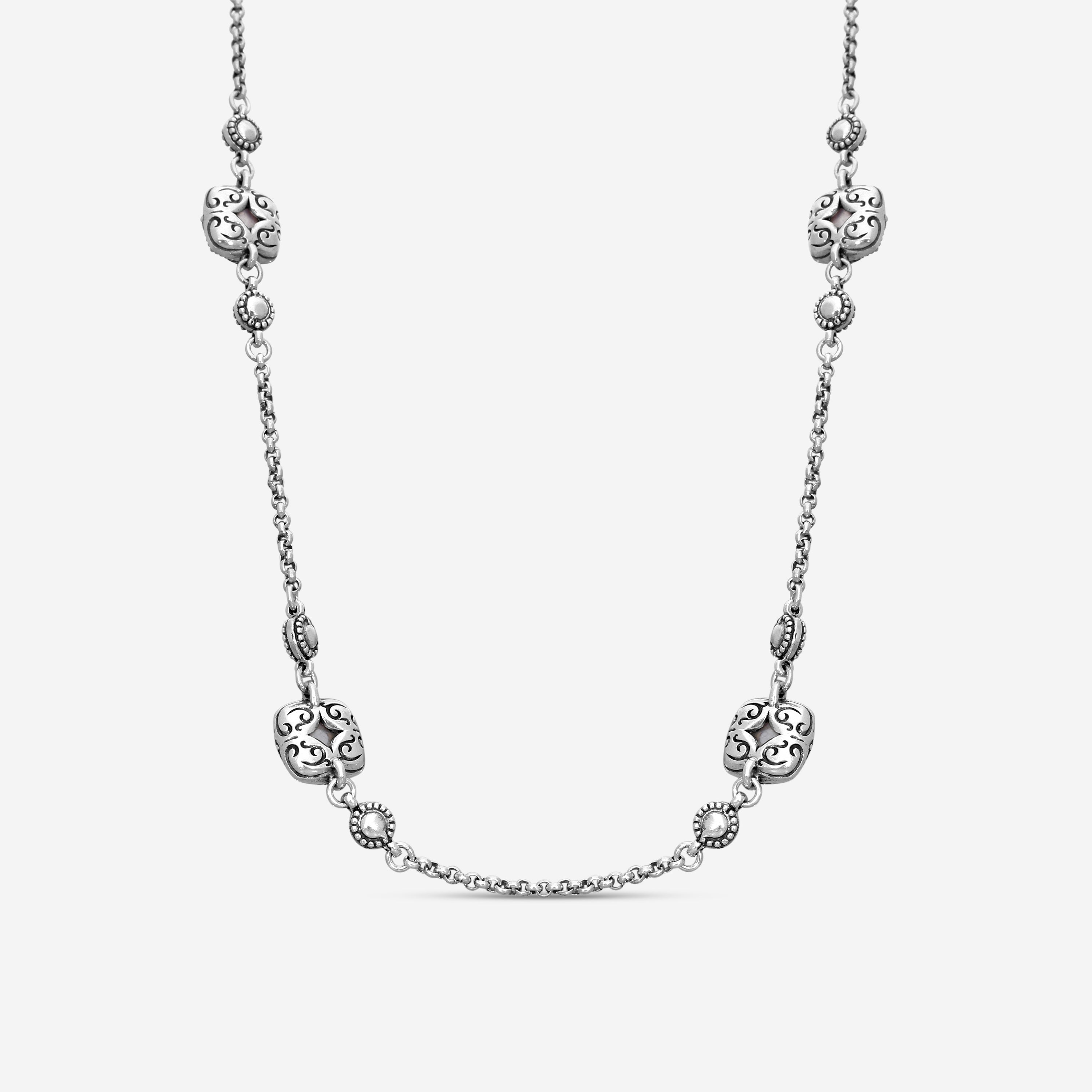 KONSTANTINO – “Gen K 2” Sterling Silver, Amethyst Triplet Necklace (AT: 8 mm) – KOKJ504-131-653-22 4U

Chain Length: 22.0 in. - THE SOLIST