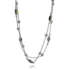 Konstantino Kleos Sterling Silver & 18K Yellow Gold, Multistone Station Necklace KOMK4766-503-36