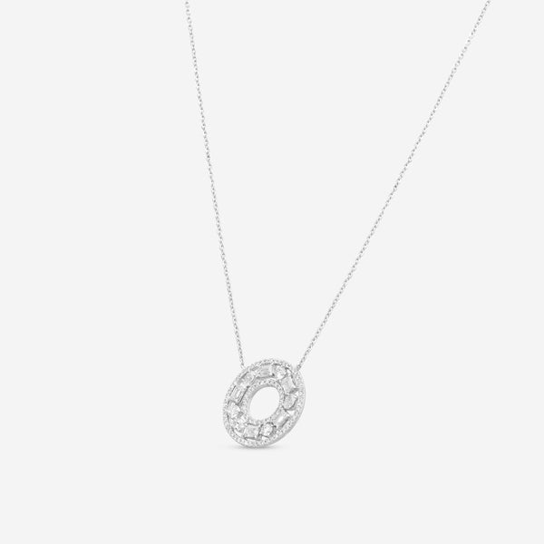 Ina Mar 14K White Gold Diamond Pendant Necklace KP608394