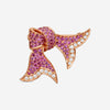 Suna 18K Rose Gold Diamond & Sapphire Bow Pin KP9006KSPG