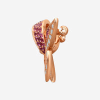 Suna 18K Rose Gold Diamond & Sapphire Bow Pin KP9006KSPG