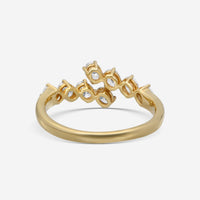 Ina Mar 14K Yellow Gold Oval Cut Diamond Wrap Ring Sz. 7 KR106678