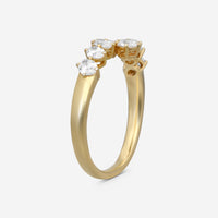 Ina Mar 14K Yellow Gold Oval Cut Diamond Wrap Ring Sz. 7 KR106678