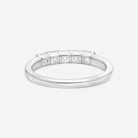 Ina Mar 14K White Gold Asscher Cut Diamond Band Ring Sz. 7 KR106882Q-G