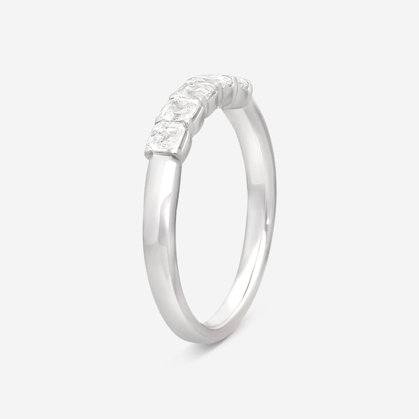 Ina Mar 14K White Gold Asscher Cut Diamond Band Ring Sz. 7 KR106882Q-G