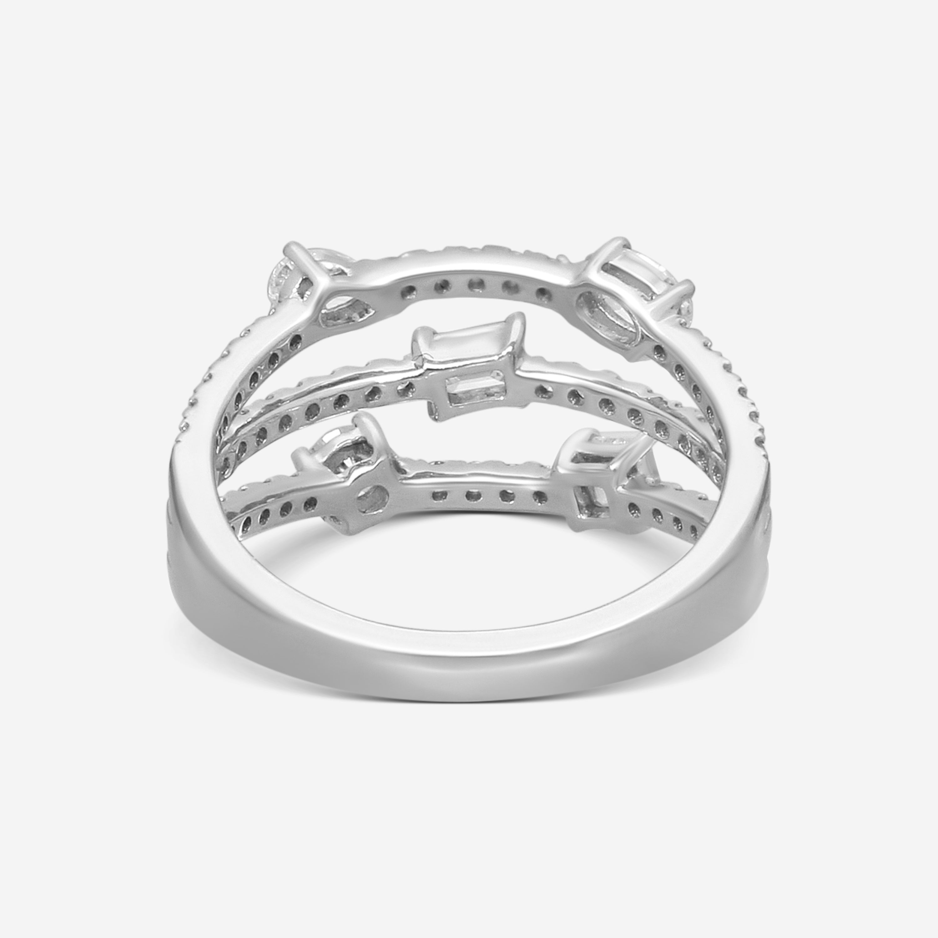 Ina Mar 14K White Gold Diamond Ring Sz. 7 KR608135Q-G