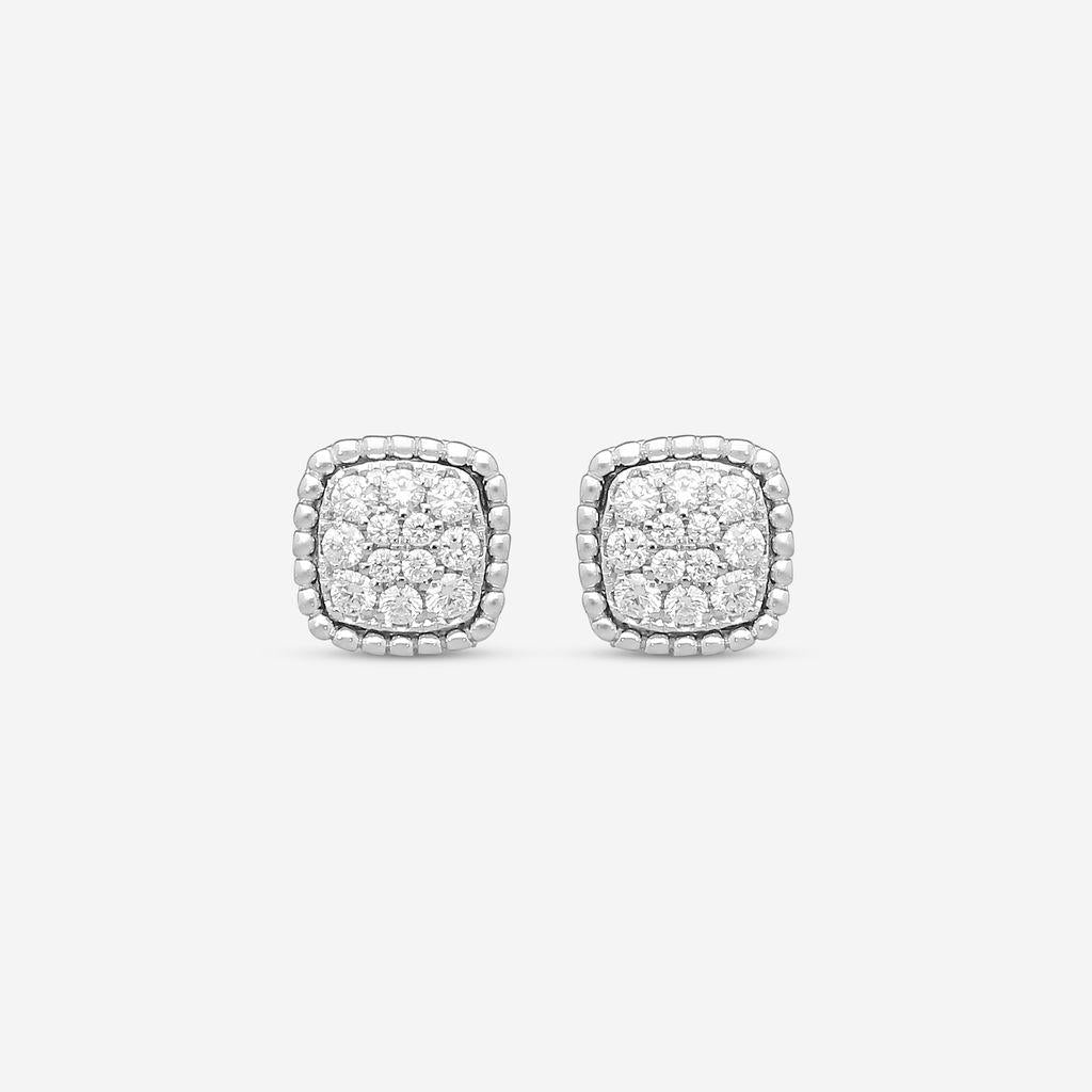 Ina Mar 14K White Gold Diamond Stud Earrings ER25630-CS4WH