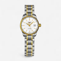 Longines Master Collection Stainless Steel & 18K Yellow Gold Automatic Ladies Watch L2.128.5.12.7