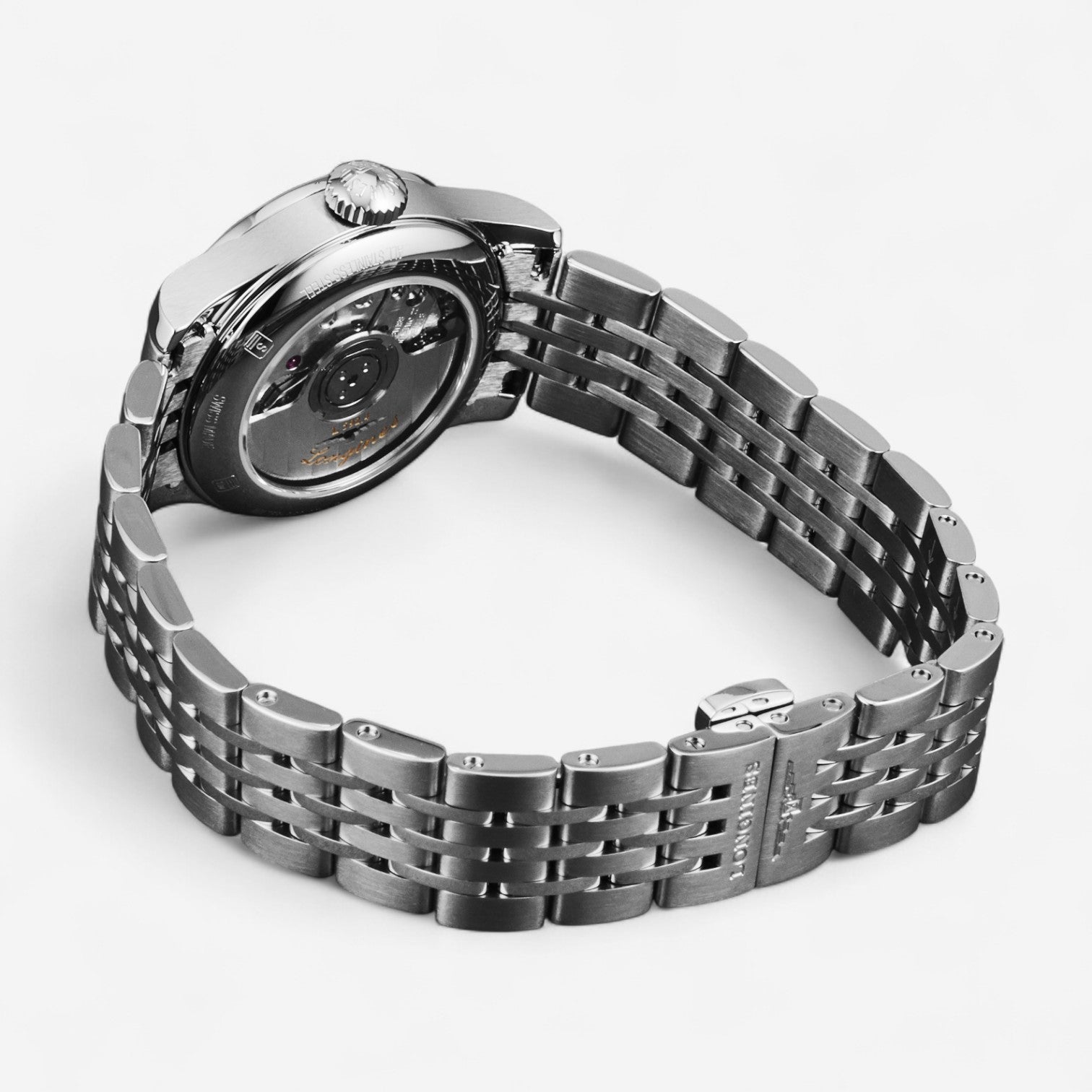 Longines Record Stainless Steel Automatic Ladies Watch L2.320.4.72.6