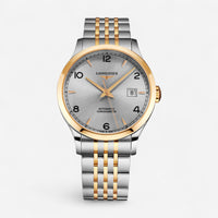 Longines Record Stainless Steel & 18K Rose Gold Automatic Men’s Watch L2.821.5.76.7
