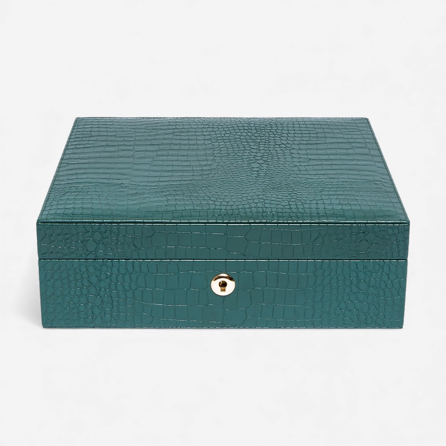 Rapport London Brompton Green Leather Eight Watch Box L268