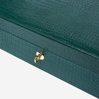 Rapport London Brompton Green Leather Eight Watch Box L268