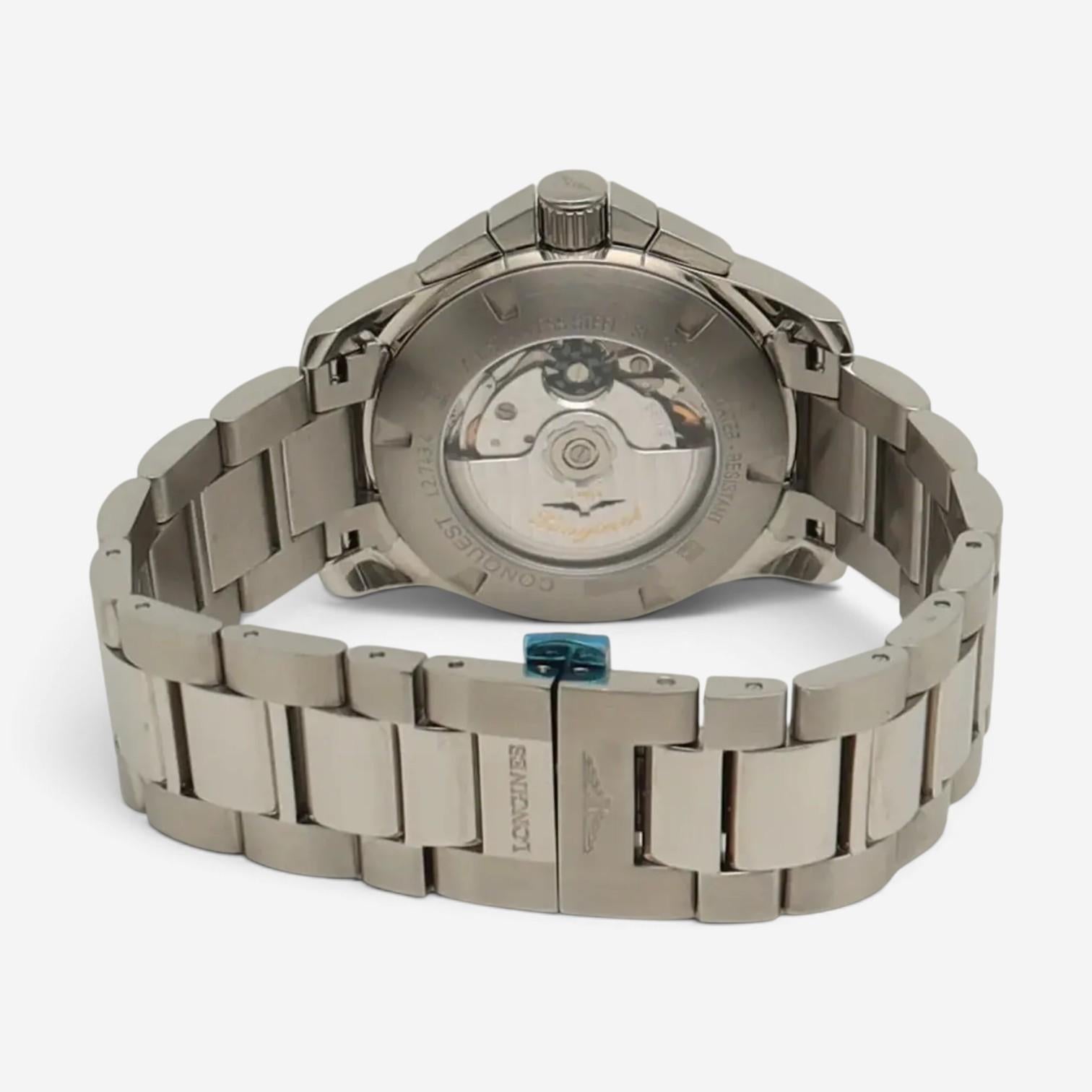 Longines Conquest Chronograph Steel Automatic Men's Watch L2.743.4.56.6