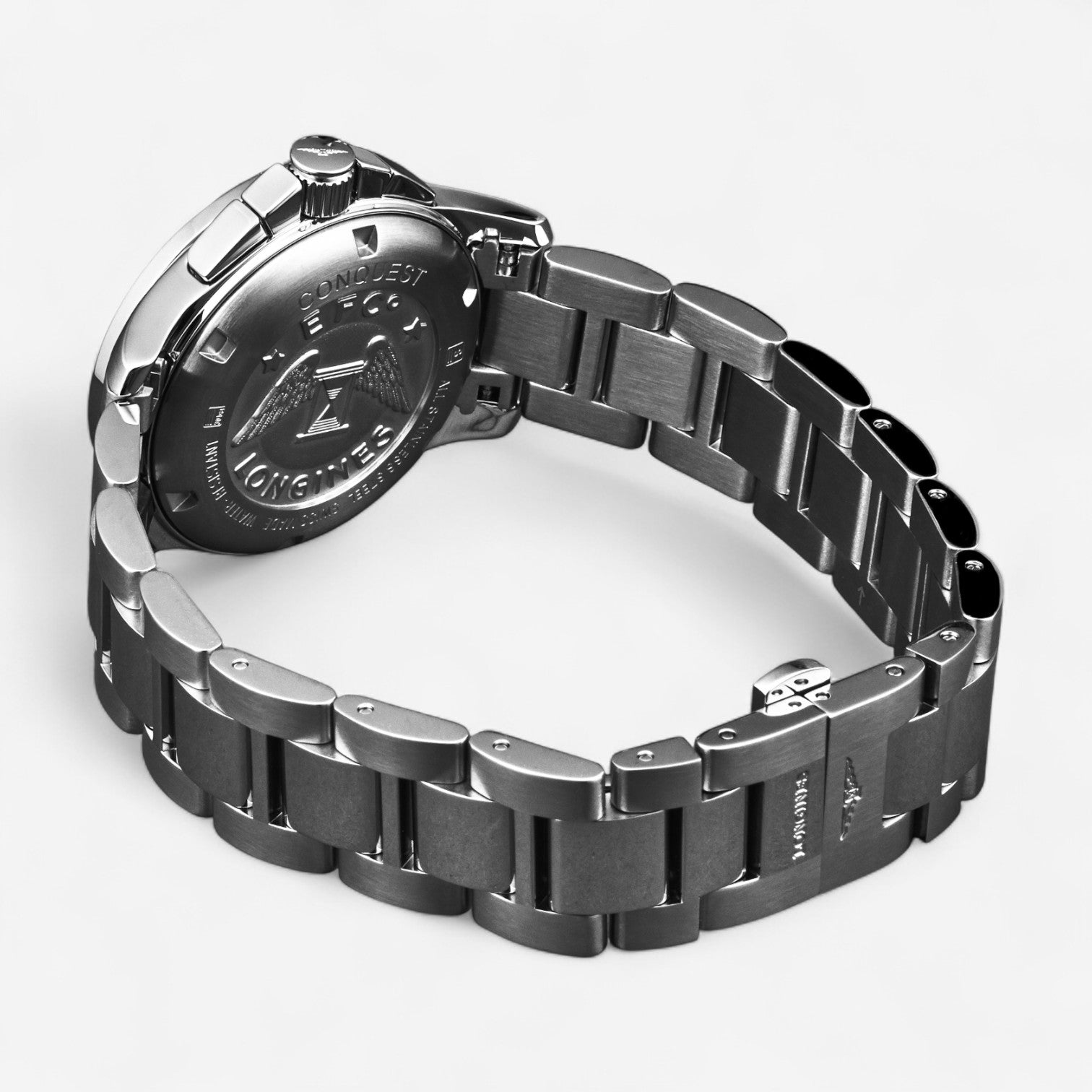 Longines Conquest Stainless Steel Quartz Ladies Watch L3.379.4.78.6