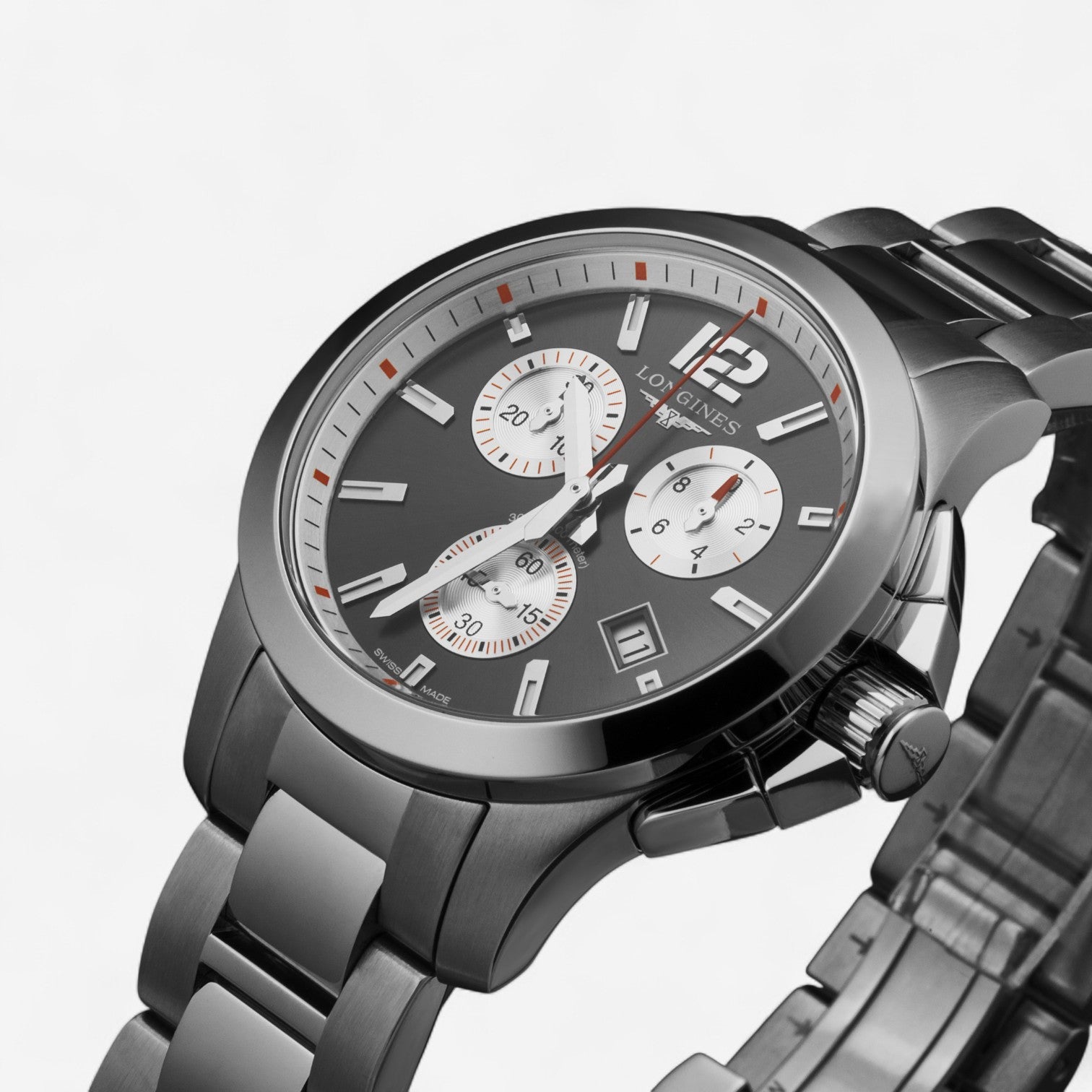 Longines Conquest Stainless Steel Quartz Men’s Watch L3.379.4.79.6