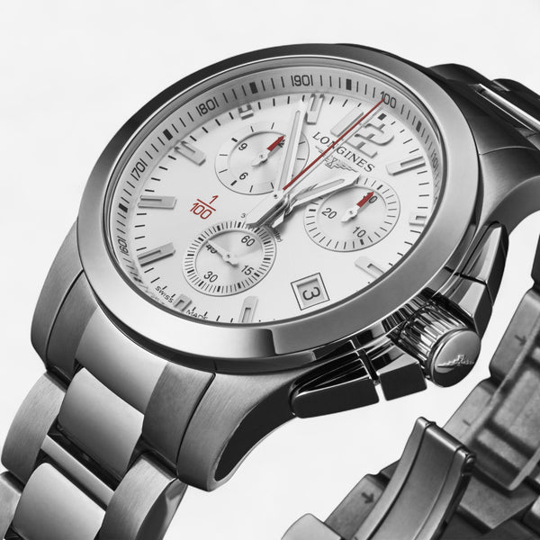 Longines Conquest Stainless Steel Quartz Men’s Watch L3.700.4.76.6