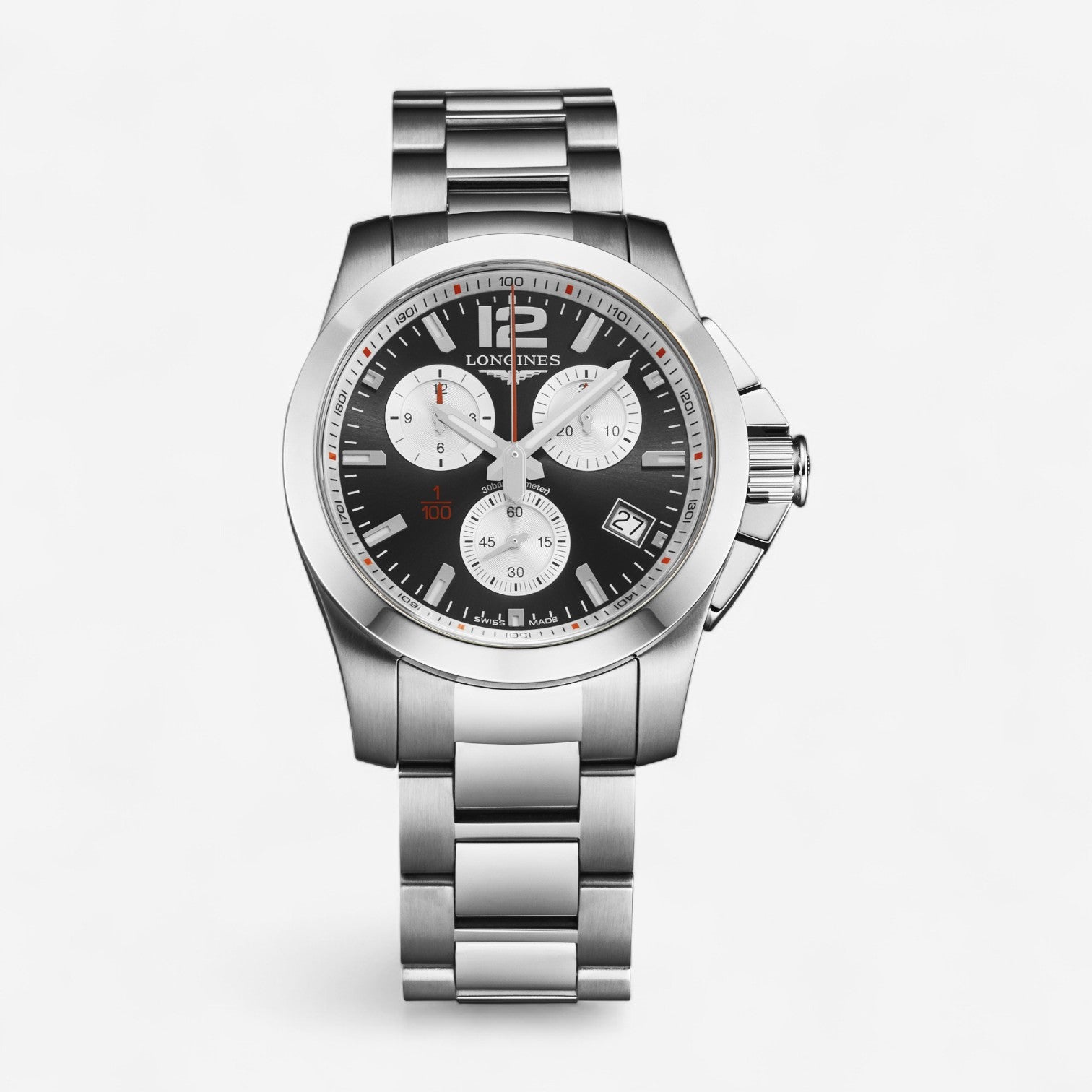 Longines Conquest Stainless Steel Quartz Men’s Watch L3.700.4.79.6