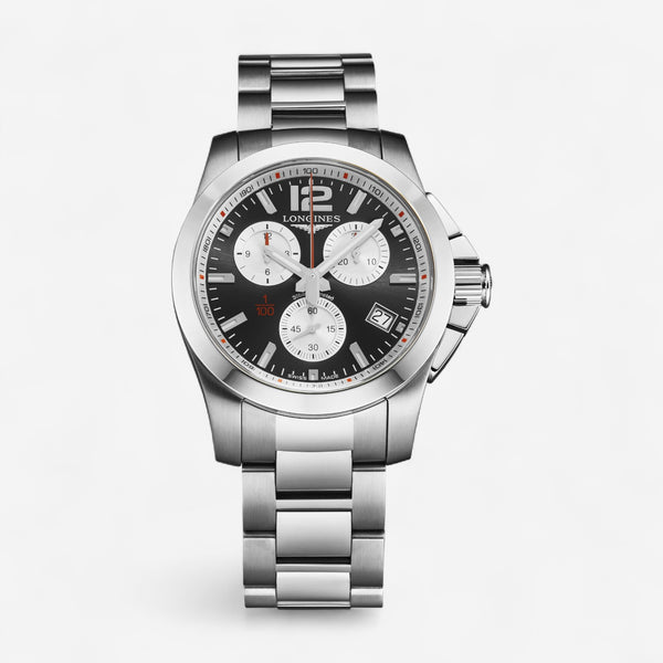 Longines Conquest Stainless Steel Quartz Men’s Watch L3.700.4.79.6