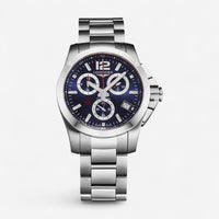 Longines Conquest Stainless Steel Quartz Men’s Watch L3.700.4.96.6