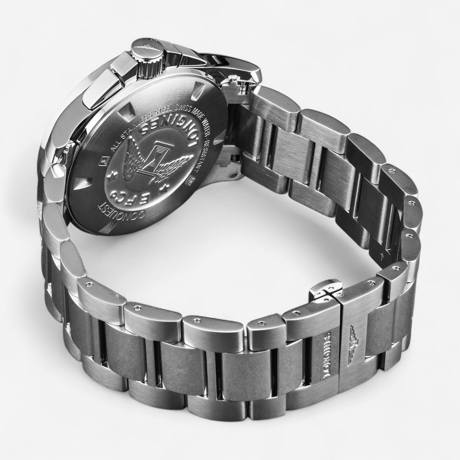 Longines Conquest Stainless Steel Quartz Men’s Watch L3.700.4.96.6