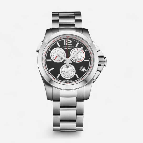 Longines Conquest Stainless Steel Quartz Men’s Watch L3.701.4.56.6