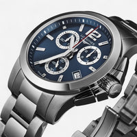 Longines Conquest Chronograph Stainless Steel Quartz Men's Watch L37024966