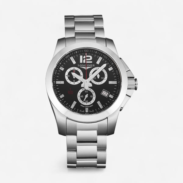 Longines Conquest Stainless Steel Quartz Men’s Watch L3.800.4.56.6