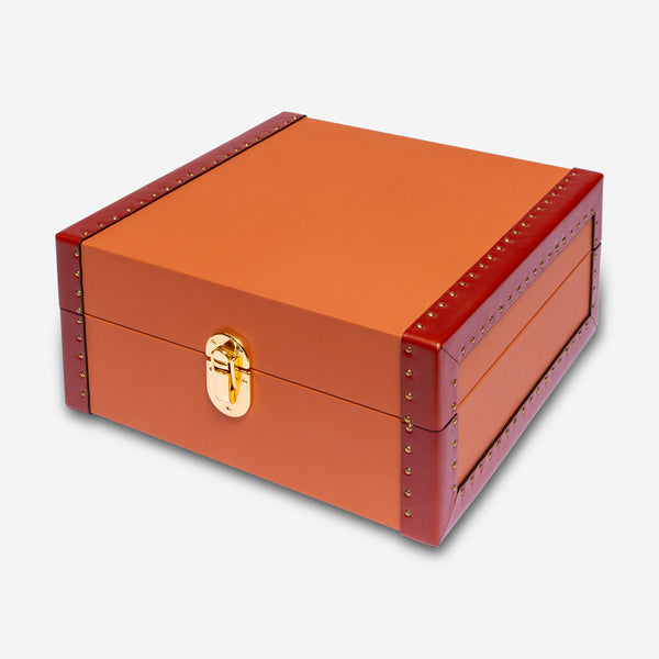 Rapport London Kensington Leather Six-Watch Box L3