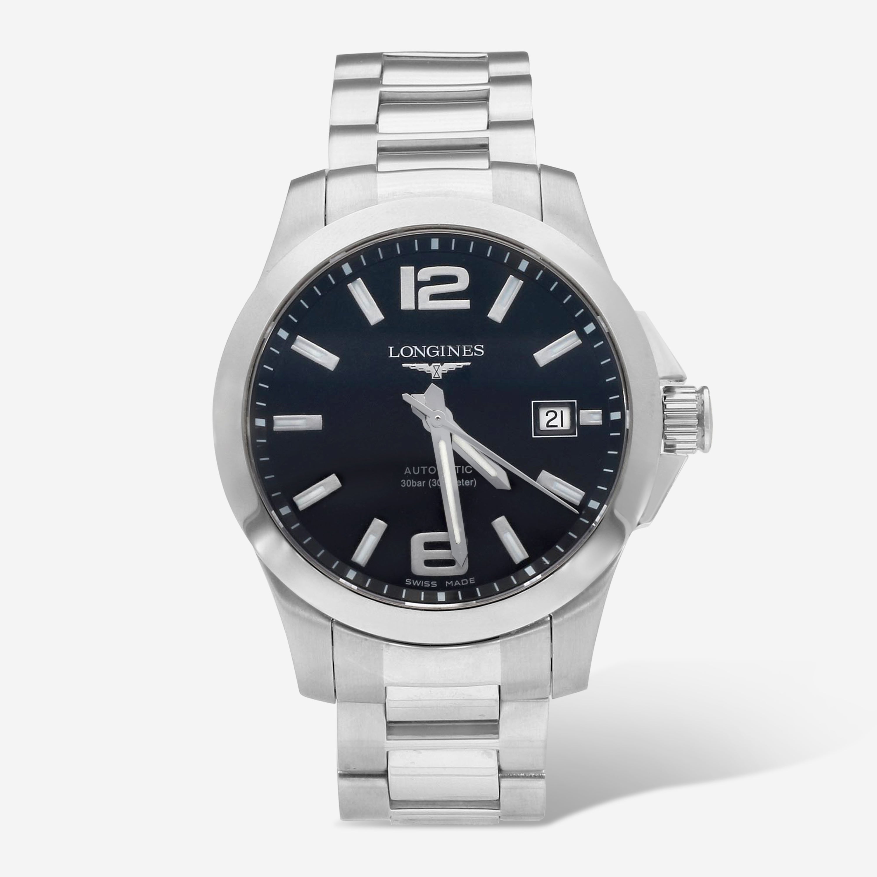 Longines Conquest Stainless Steel Automatic Men's Watch L367645