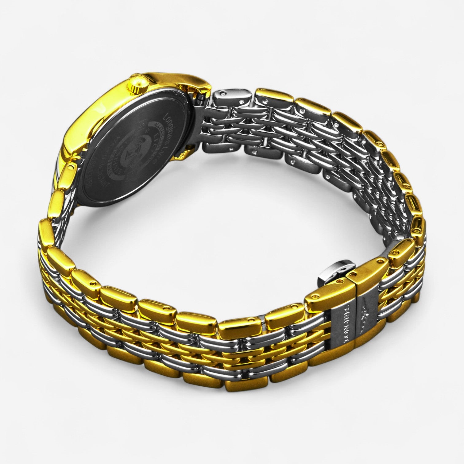 Longines Lyre Stainless Steel & 18K Yellow Gold Quartz Ladies Watch L4.259.2.11.7