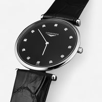 Longines La Grande Classique Stainless Steel Diamond Quartz Ladies Watch L4.709.4.55.2