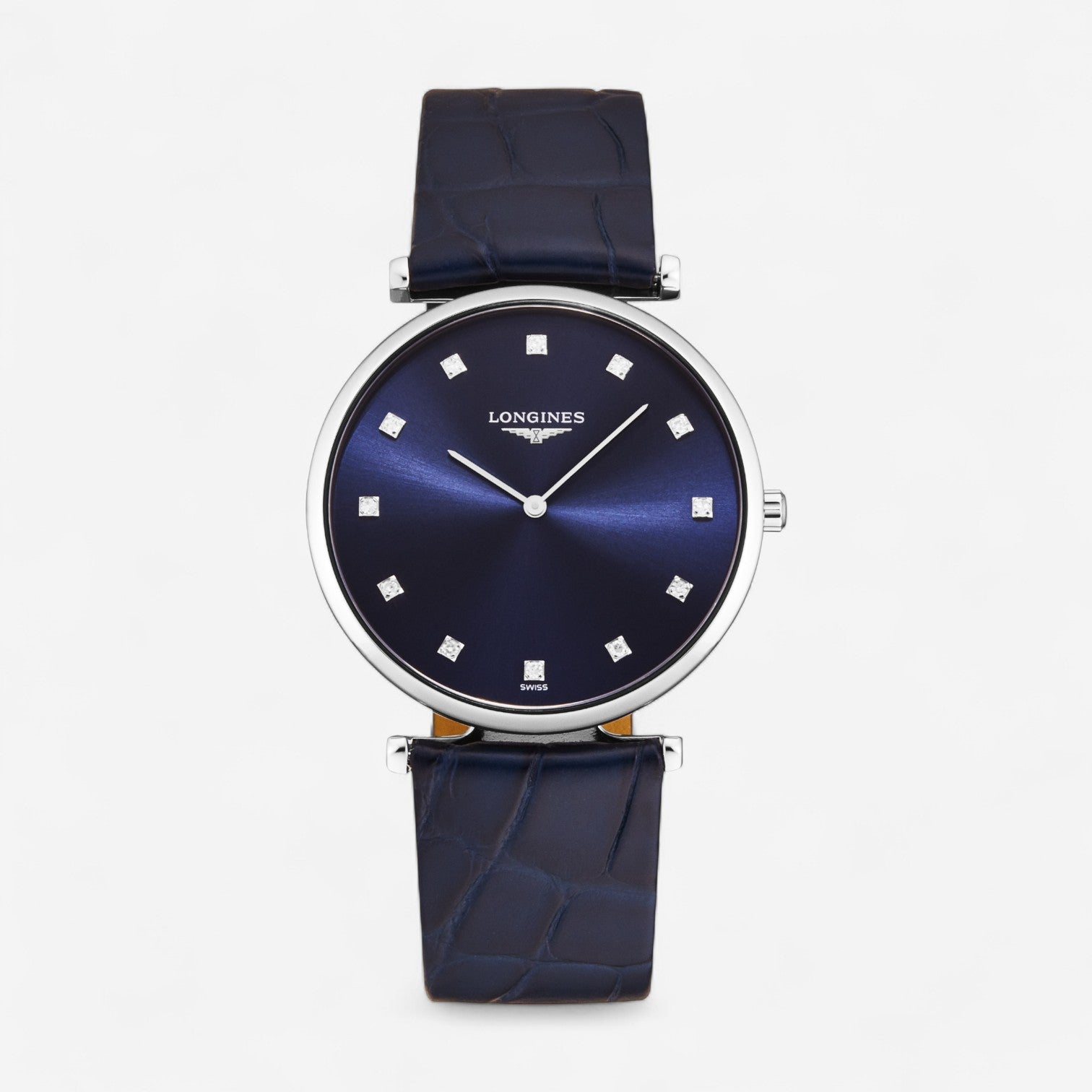 Longines La Grande Stainless Steel Diamond Quartz Ladies Watch L4.709.4.97.2