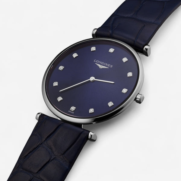 Longines La Grande Stainless Steel Diamond Quartz Ladies Watch L4.709.4.97.2