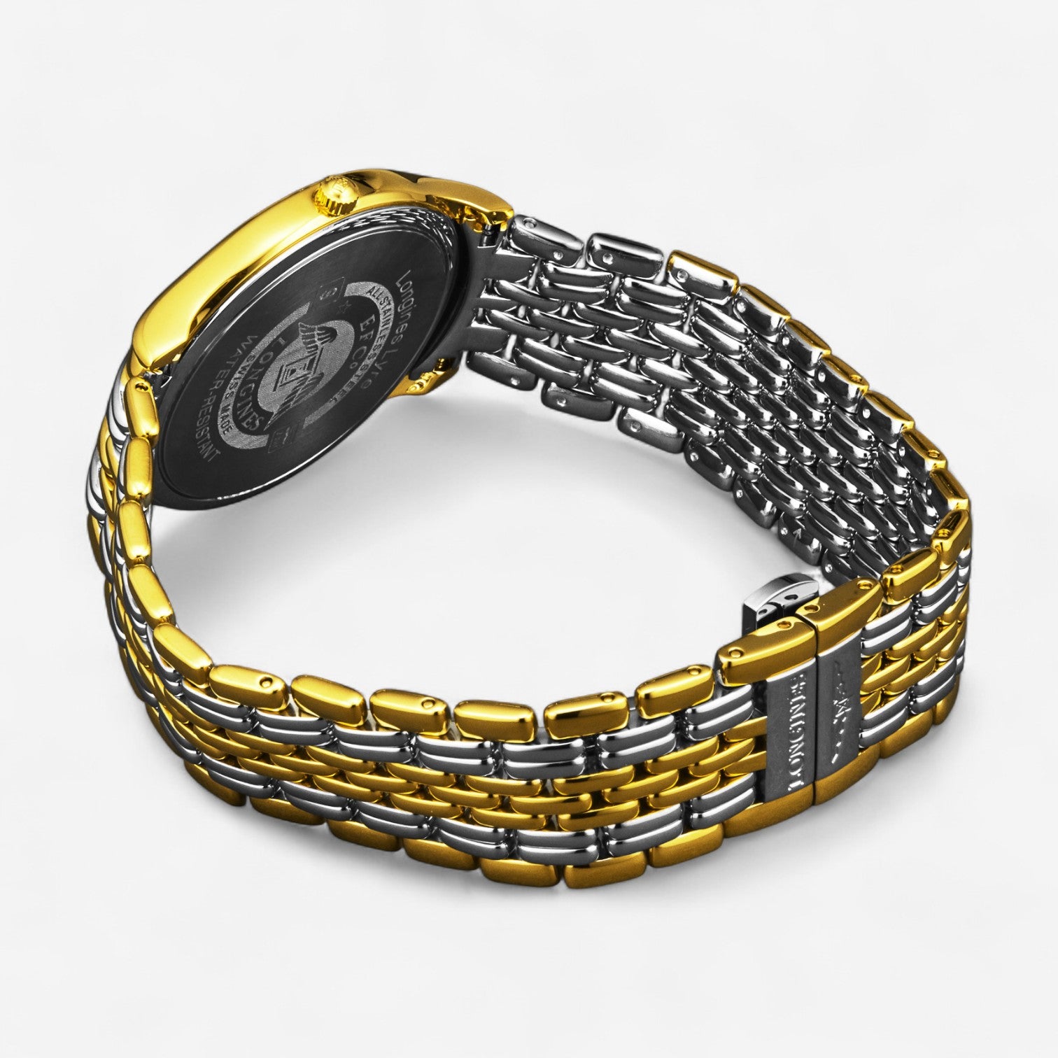 Longines Lyre Stainless Steel & 18K Yellow Gold Quartz Ladies Watch L4.759.2.12.7