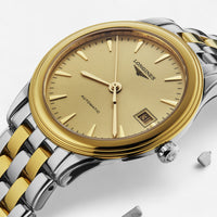 Longines Flagship Stainless Steel & 18K Yellow Gold Automatic Men’s Watch L4.774.3.32.7