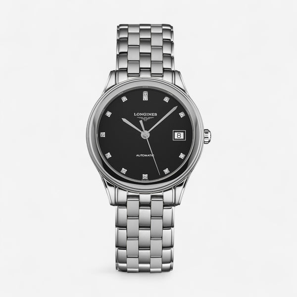 Longines Flagship Stainless Steel Diamond Automatic Men’s Watch L4.774.4.57.6