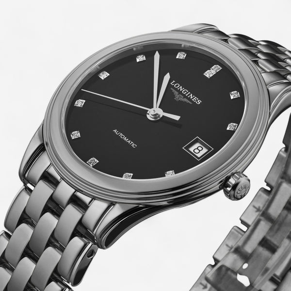 Longines Flagship Stainless Steel Diamond Automatic Men’s Watch L4.774.4.57.6