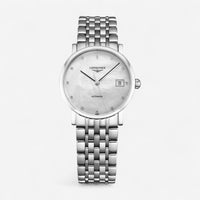 Longines Elegant Stainless Steel Diamond Automatic Ladies Watch L4.809.4.87.6