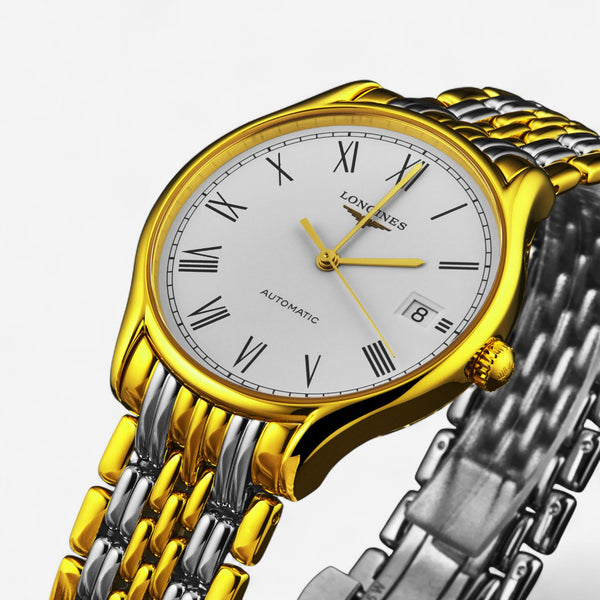Longines Lyre Stainless Steel & 18K Yellow Gold Automatic Men’s Watch L4.860.2.11.7