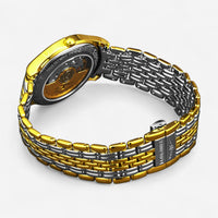 Longines Lyre Stainless Steel & 18K Yellow Gold Automatic Men’s Watch L4.860.2.11.7