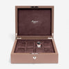 Rapport London Vantage Earth Leather Eight Watch Box L436