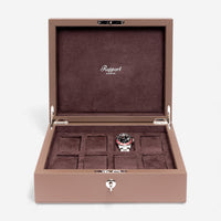 Rapport London Vantage Earth Leather Eight Watch Box L436