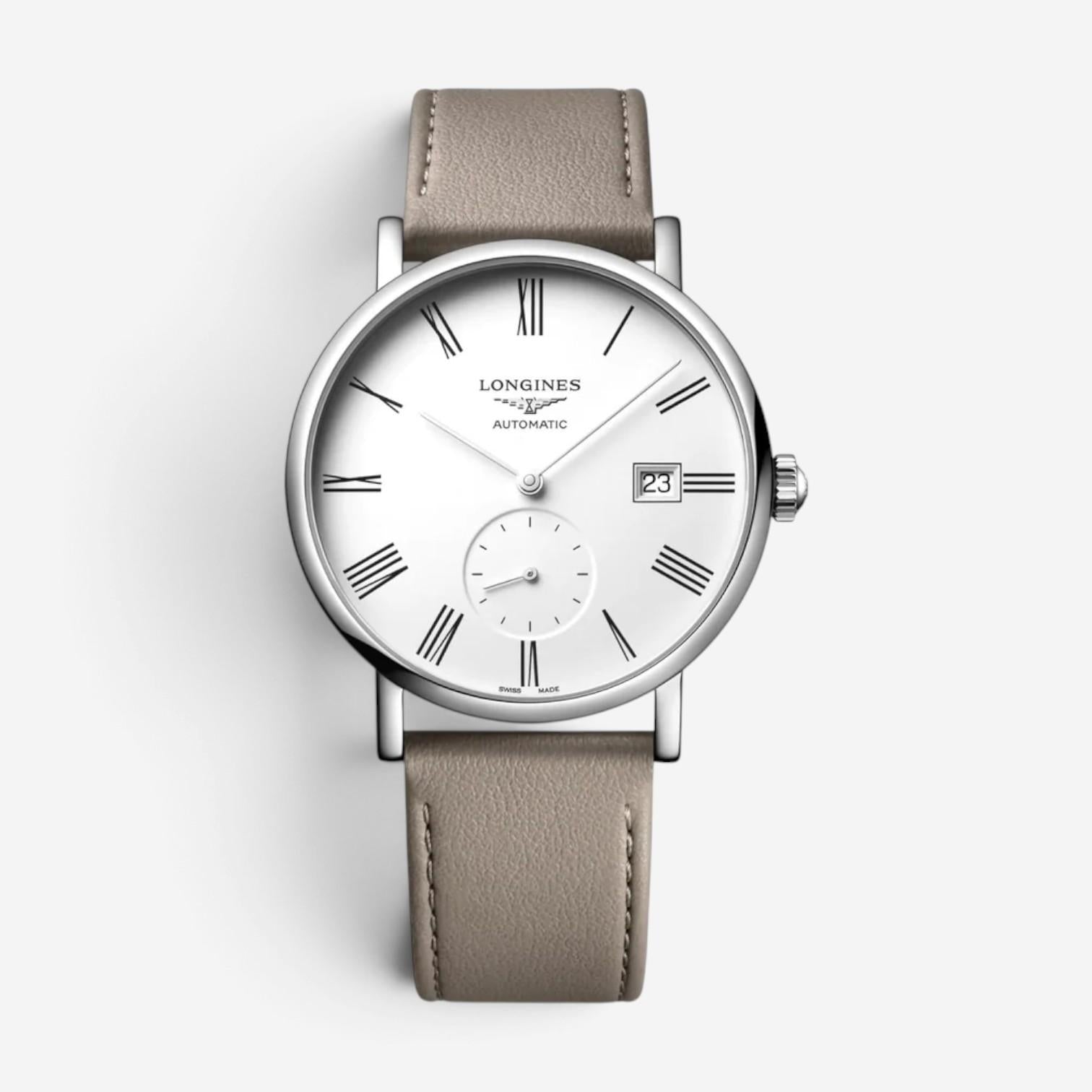 Longines Elegant Stainless Steel Automatic Men's Watch L4.812.4.11.2