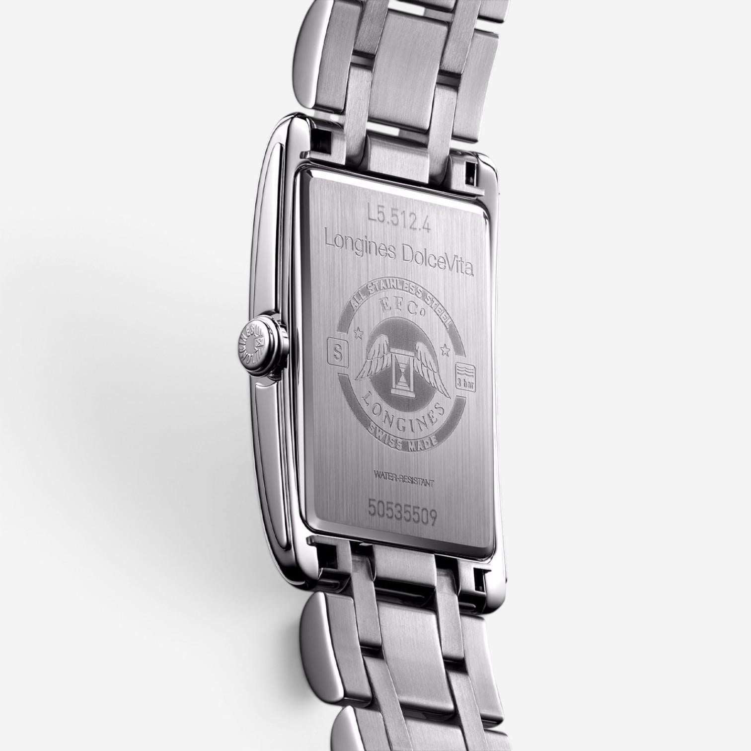 Longines DolceVita Stainless Steel Quartz Ladies Watch L5.512.4.93.6