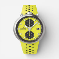Junghans 1972 Competition FIS Lemon Chronograph Stainless Steel Limited Edition Automatic Men's Watch 27/4305.00