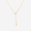 Mattia Cielo Ghiaccio 18K Rose Gold Diamond Lariat Necklace LJWG226