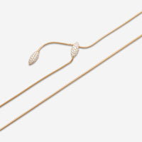 Mattia Cielo Ghiaccio 18K Rose Gold Diamond Lariat Necklace LJWG226