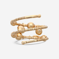 Mattia Cielo Rugiada Gocce 18K Rose Gold & Titanium Diamond Ring LJWR300-PM